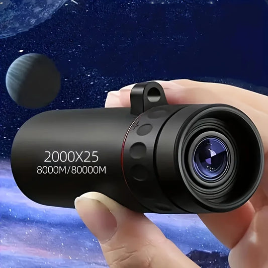 2000x25 HD Monocular Telescope - Compact & Portable Scope for Hunting